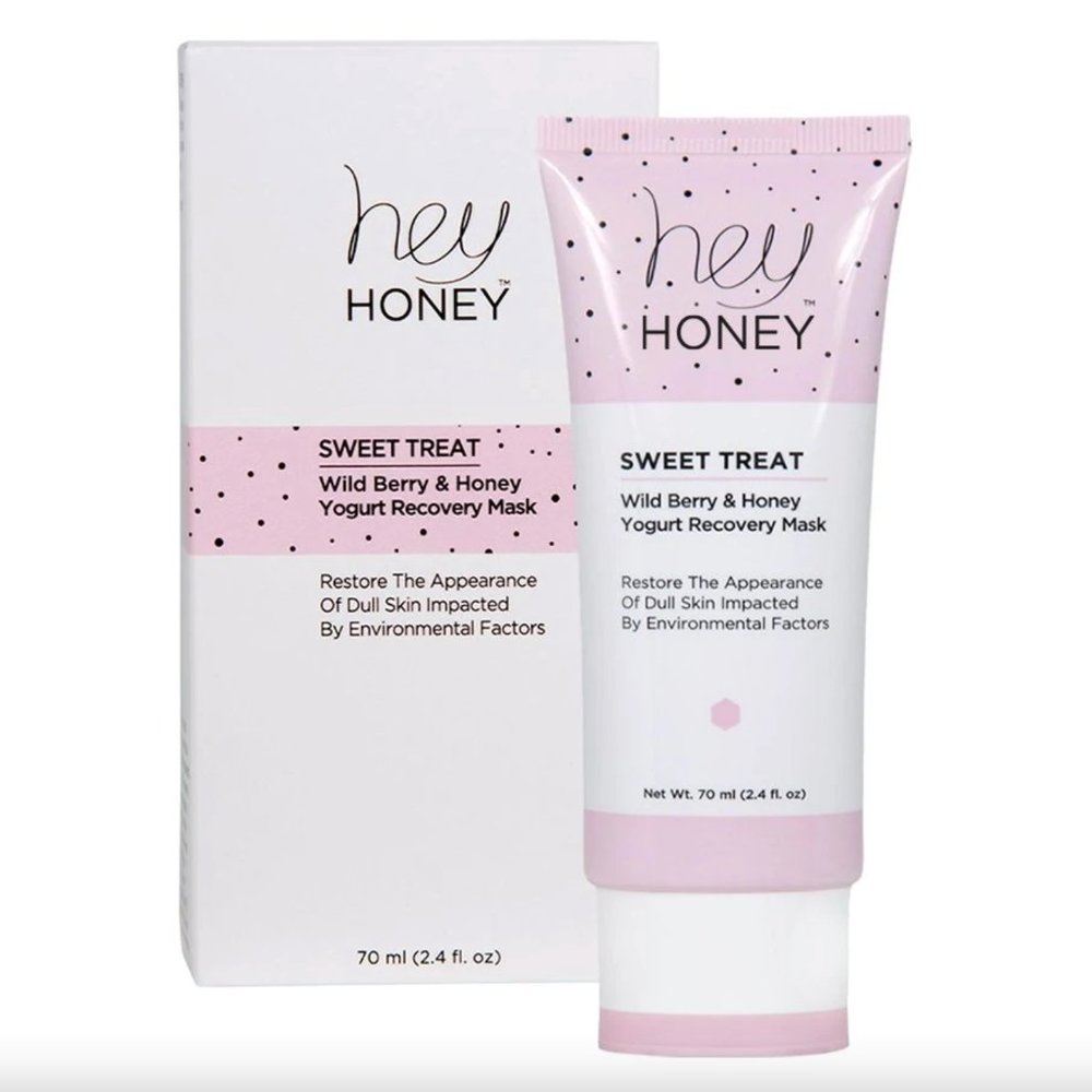 ๐ถ4/$12 NIB HEY HONEY Sweet Treat Mask Wild Berry Honey Yogurt Recovery $48.00 - Picture 3 of 13
